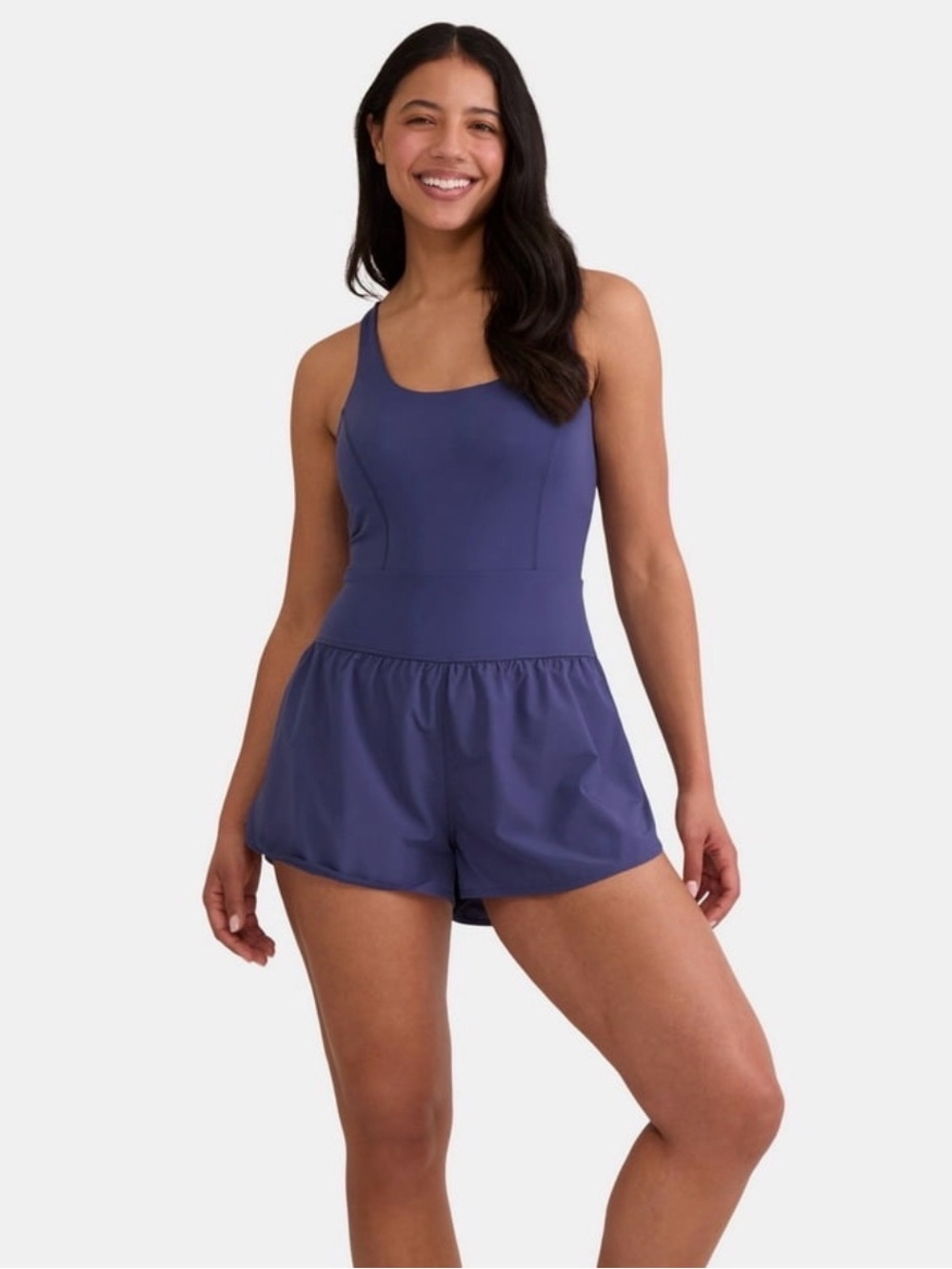 *NWT* Avia Women’s Active Bodysuit Romper with Built-In Bra, Size XL(16-18)